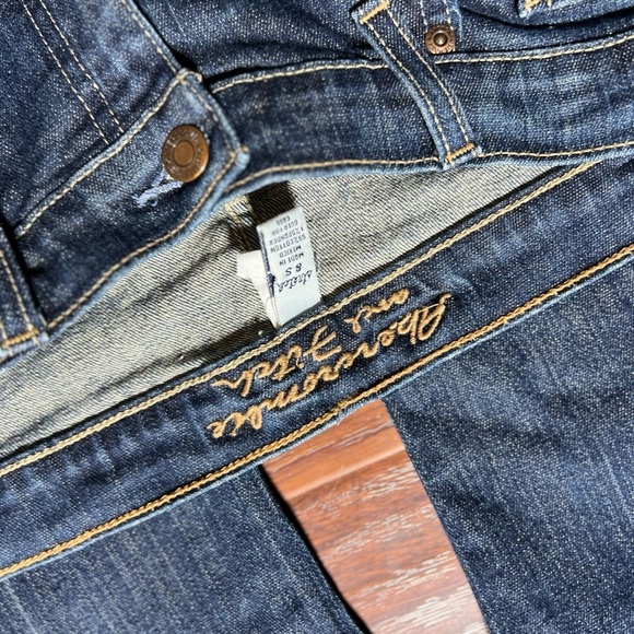 Abercrombie & Fitch Stylish Blue Boot Cut Jeans for Women size 8S - Picture 10 of 11